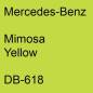 Preview: Mercedes-Benz, Mimosa Yellow, DB-618.